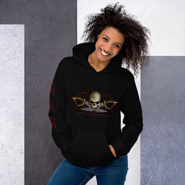 Skull and Cutlass, Hoodie - Image 3