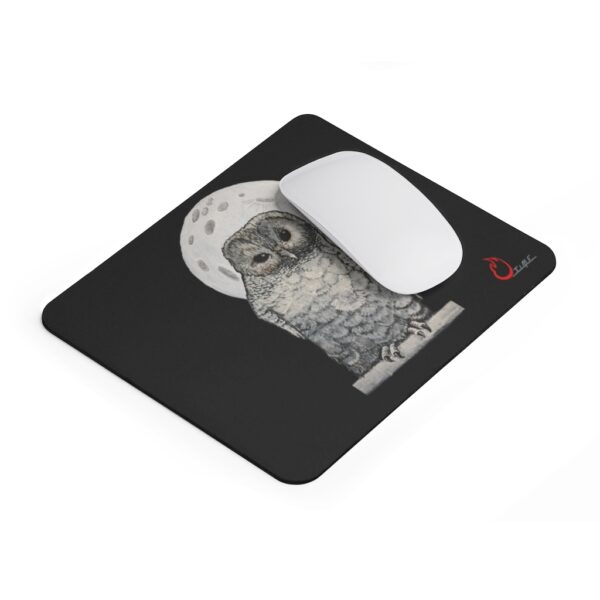Owl and Moon, Mousepad - Image 3