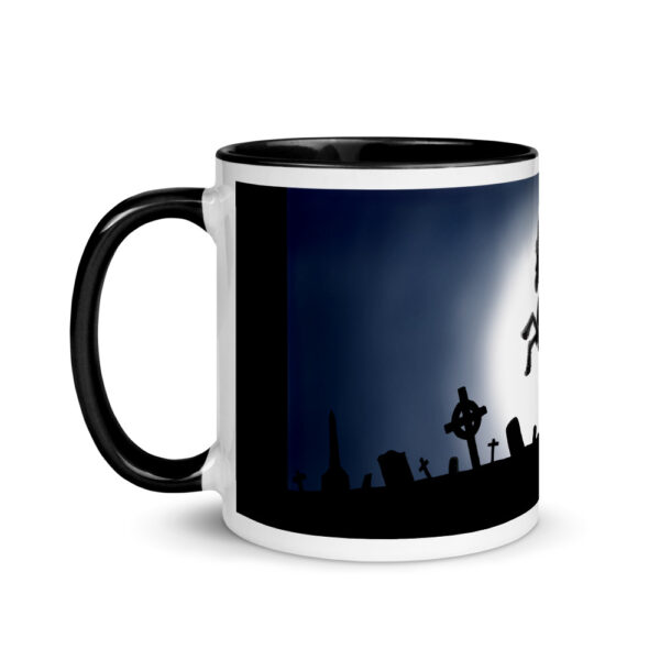 Reaper on Horse, Mug with Color Inside - Image 3
