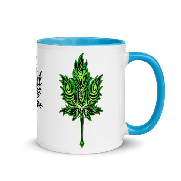 Leaf, Mug with Color Inside - Image 4