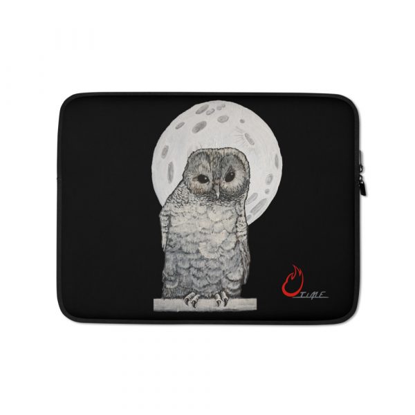 Owl and Moon, Laptop Sleeve