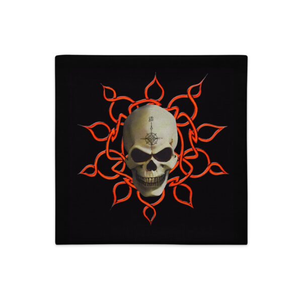 Celtic Skull, Premium Pillow Case - Image 3