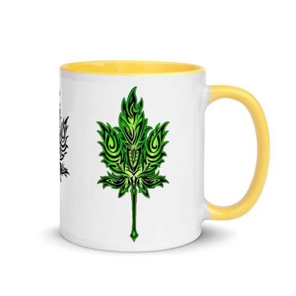 Leaf, Mug with Color Inside - Image 7