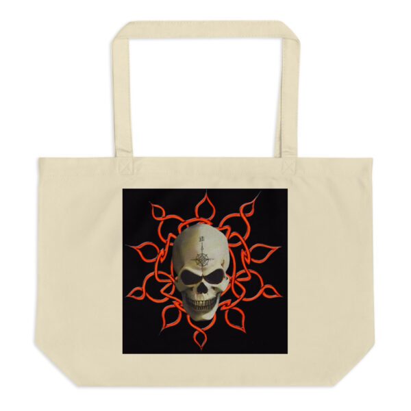 Celtic Skull, Large organic tote bag - Image 6