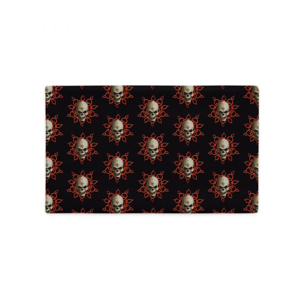Celtic Skull, Premium Pillow Case - Image 2