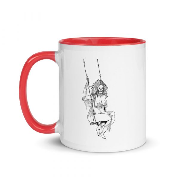 Lady of the Web, Mug with Color Inside - Image 12