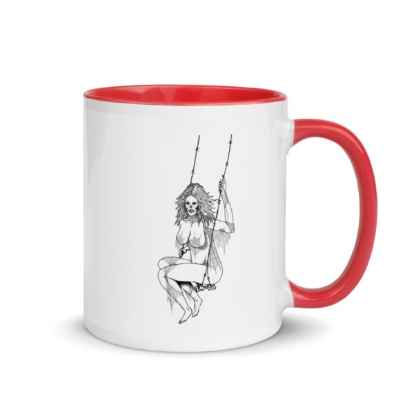 Lady of the Web, Mug with Color Inside - Image 10