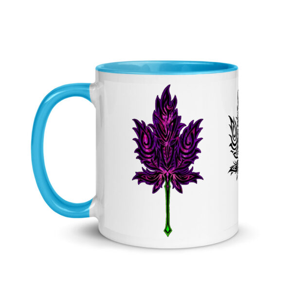 Leaf, Mug with Color Inside - Image 6