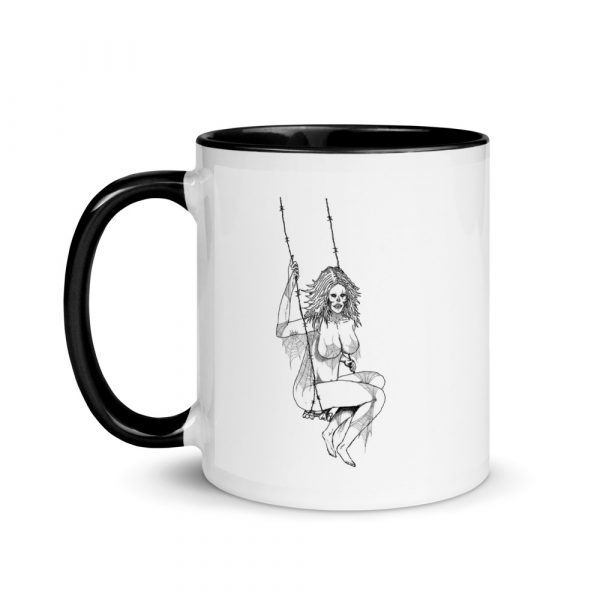 Lady of the Web, Mug with Color Inside - Image 3