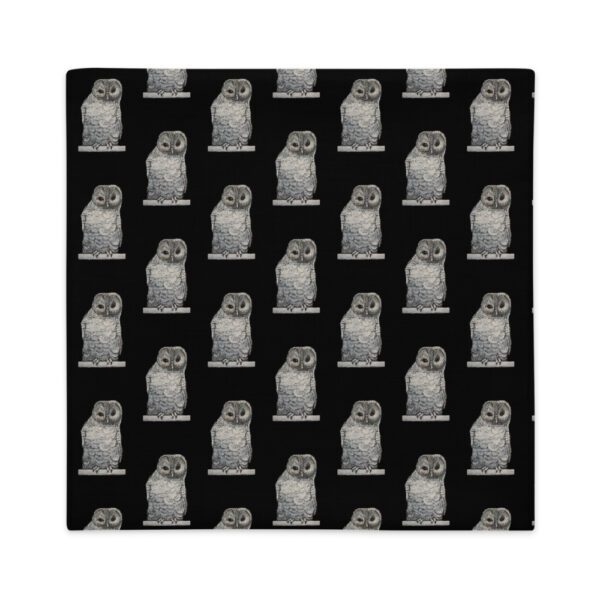 Owl, Premium Pillow Case - Image 5