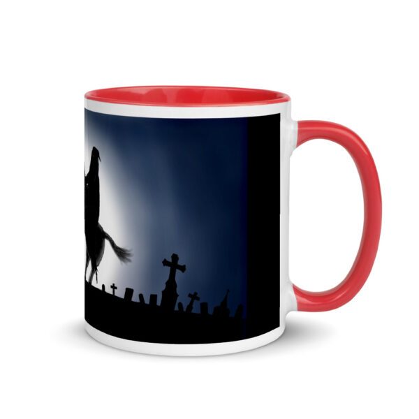 Reaper on Horse, Mug with Color Inside - Image 10