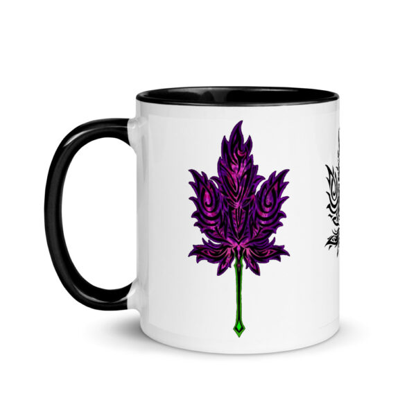 Leaf, Mug with Color Inside - Image 3