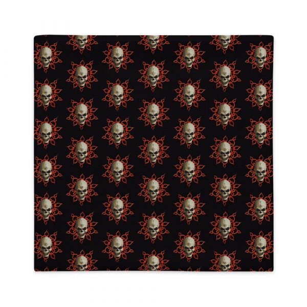 Celtic Skull, Premium Pillow Case - Image 6