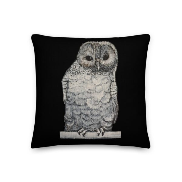 Owl, Premium Pillow - Image 3