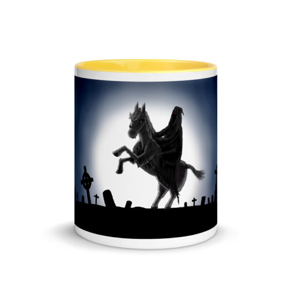 Reaper on Horse, Mug with Color Inside - Image 8