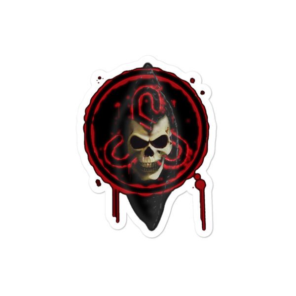 Ghost Reaper triple 6, Bubble-free stickers - Image 3