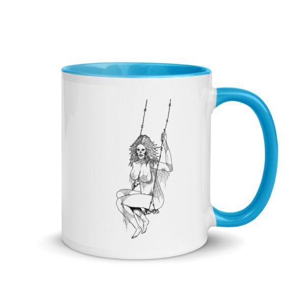 Lady of the Web, Mug with Color Inside - Image 4