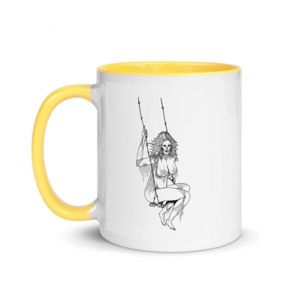 Lady of the Web, Mug with Color Inside - Image 9