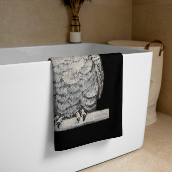 Owl and Moon, Towel - Image 2