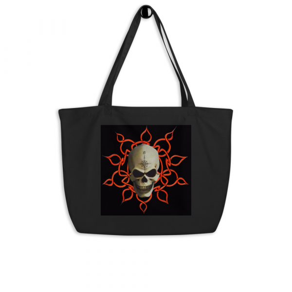 Celtic Skull, Large organic tote bag - Image 4