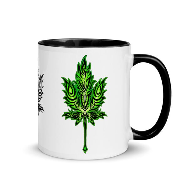 Leaf, Mug with Color Inside - Image 2