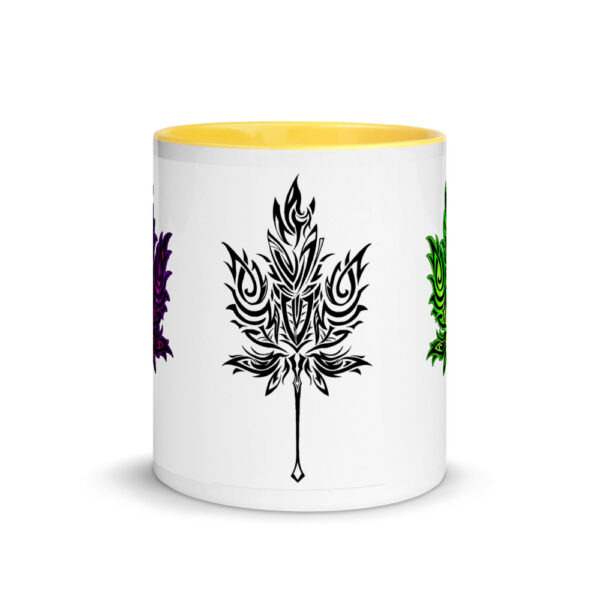 Leaf, Mug with Color Inside - Image 8