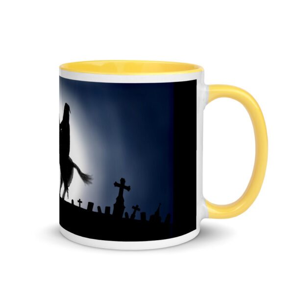 Reaper on Horse, Mug with Color Inside - Image 7