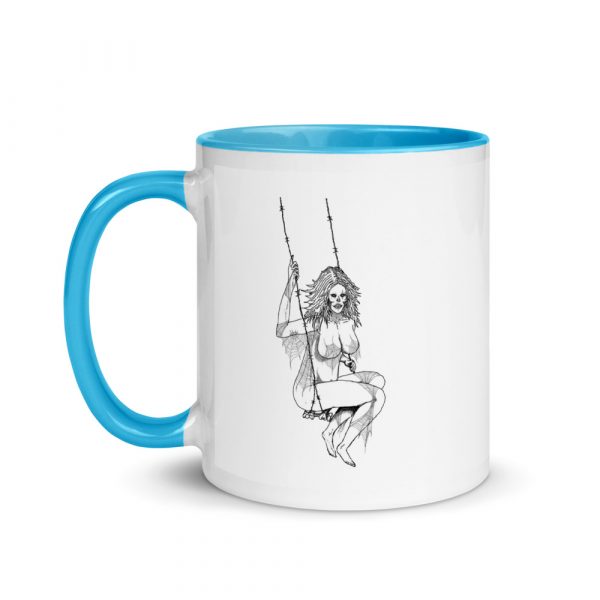 Lady of the Web, Mug with Color Inside - Image 6