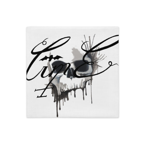 Skull Splatter, Premium Pillow Case - Image 4