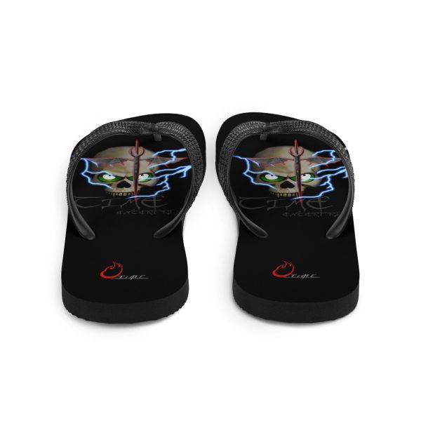 Lightning Skull, Flip-Flops - Image 4