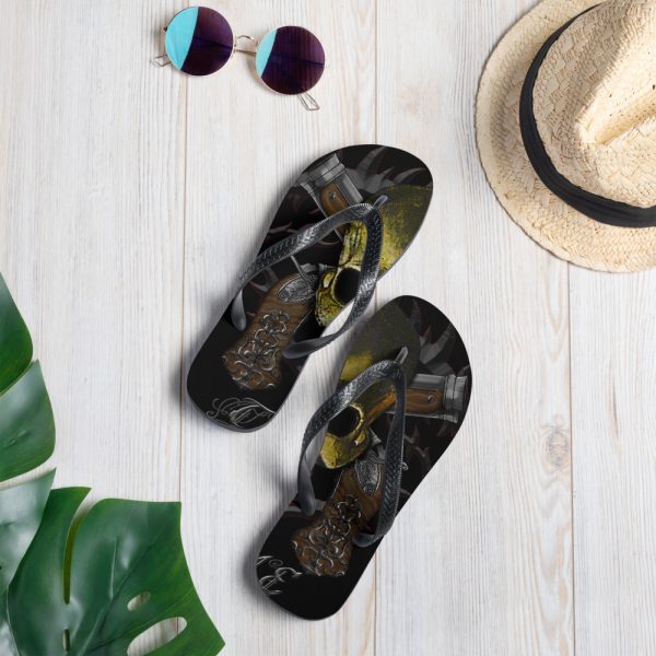 Blunderbuss and Skull, Flip-Flops - Image 2