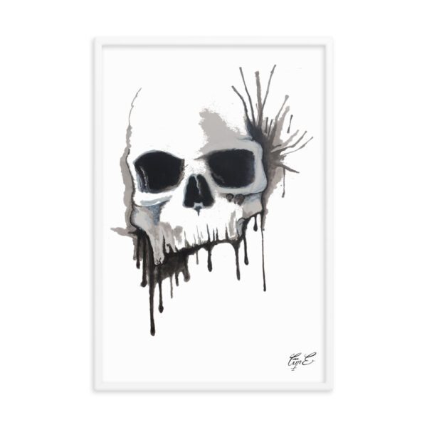 Skull Splatter, Framed poster - Image 4