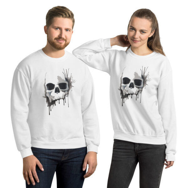 Skull Splatter, Sweatshirt - Image 2