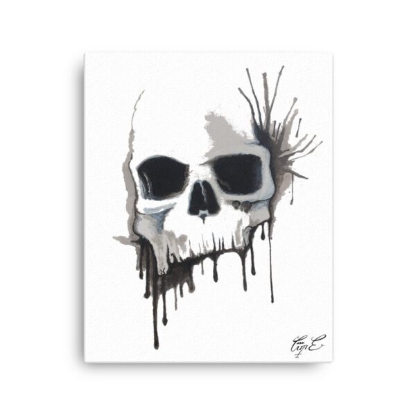 Skull Splatter, Canvas - Image 5
