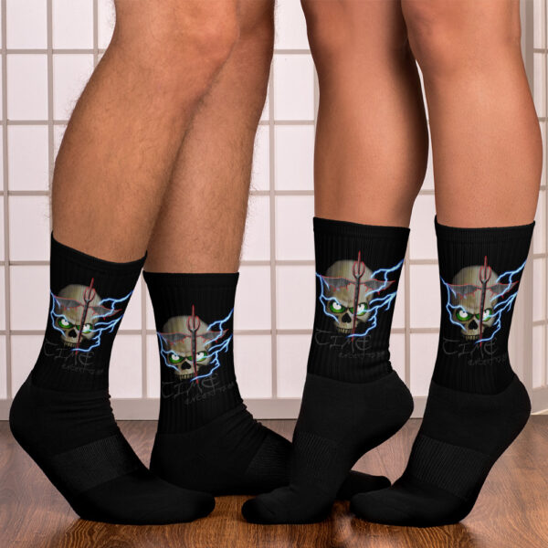 Lightning Skull, Socks - Image 3