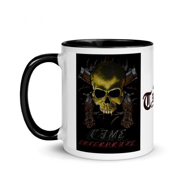 Blunderbuss and Skull, Mug with Color Inside - Image 3