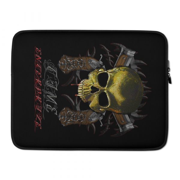 Blunderbuss and Skull, Laptop Sleeve
