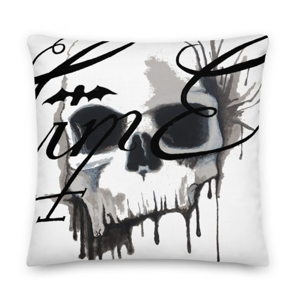 Skull Splatter, Premium Pillow