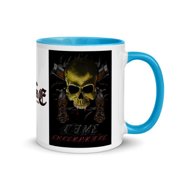 Blunderbuss and Skull, Mug with Color Inside - Image 4