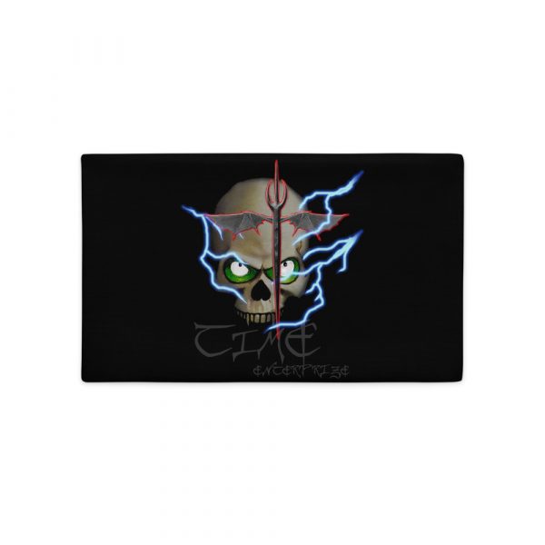 Lightning Skull, Premium Pillow Case