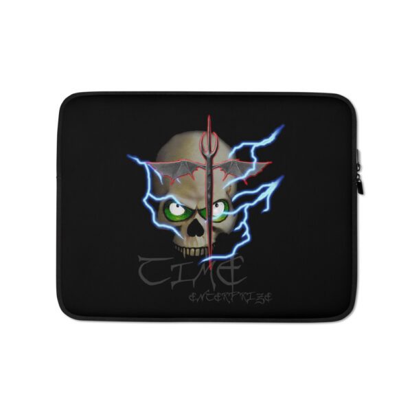 Lightning Skull, Laptop Sleeve - Image 3