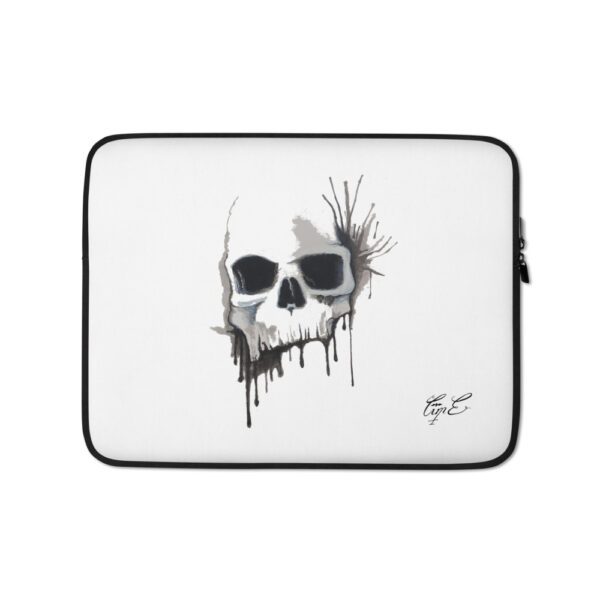 Skull Splatter, Laptop Sleeve - Image 3
