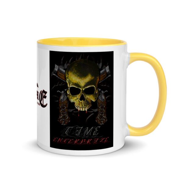 Blunderbuss and Skull, Mug with Color Inside - Image 7