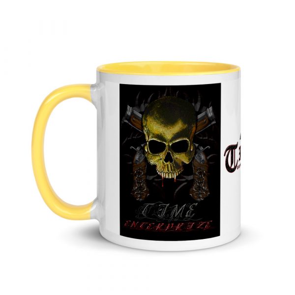Blunderbuss and Skull, Mug with Color Inside - Image 9