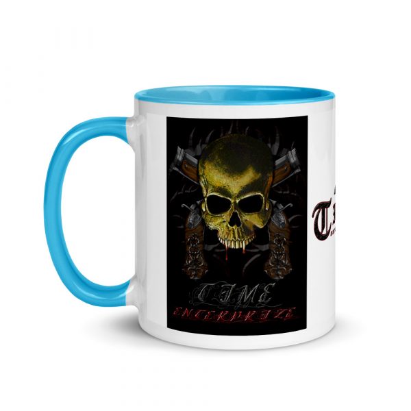 Blunderbuss and Skull, Mug with Color Inside - Image 6