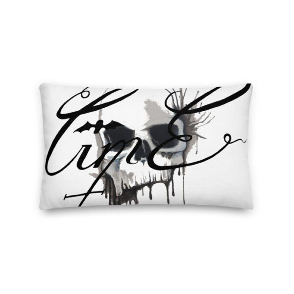 Skull Splatter, Premium Pillow - Image 3