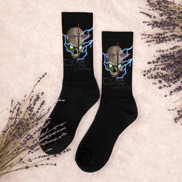 Lightning Skull, Socks - Image 4