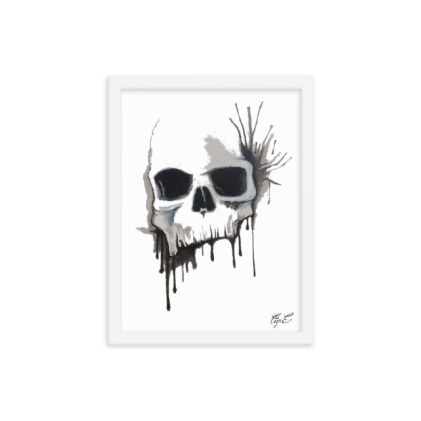 Skull Splatter, Framed poster - Image 2