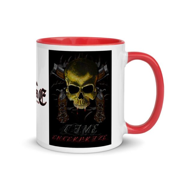 Blunderbuss and Skull, Mug with Color Inside - Image 10