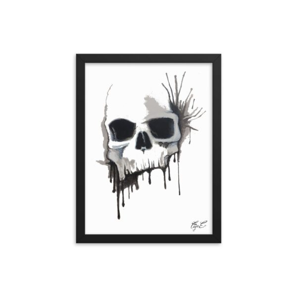 Skull Splatter, Framed poster - Image 5